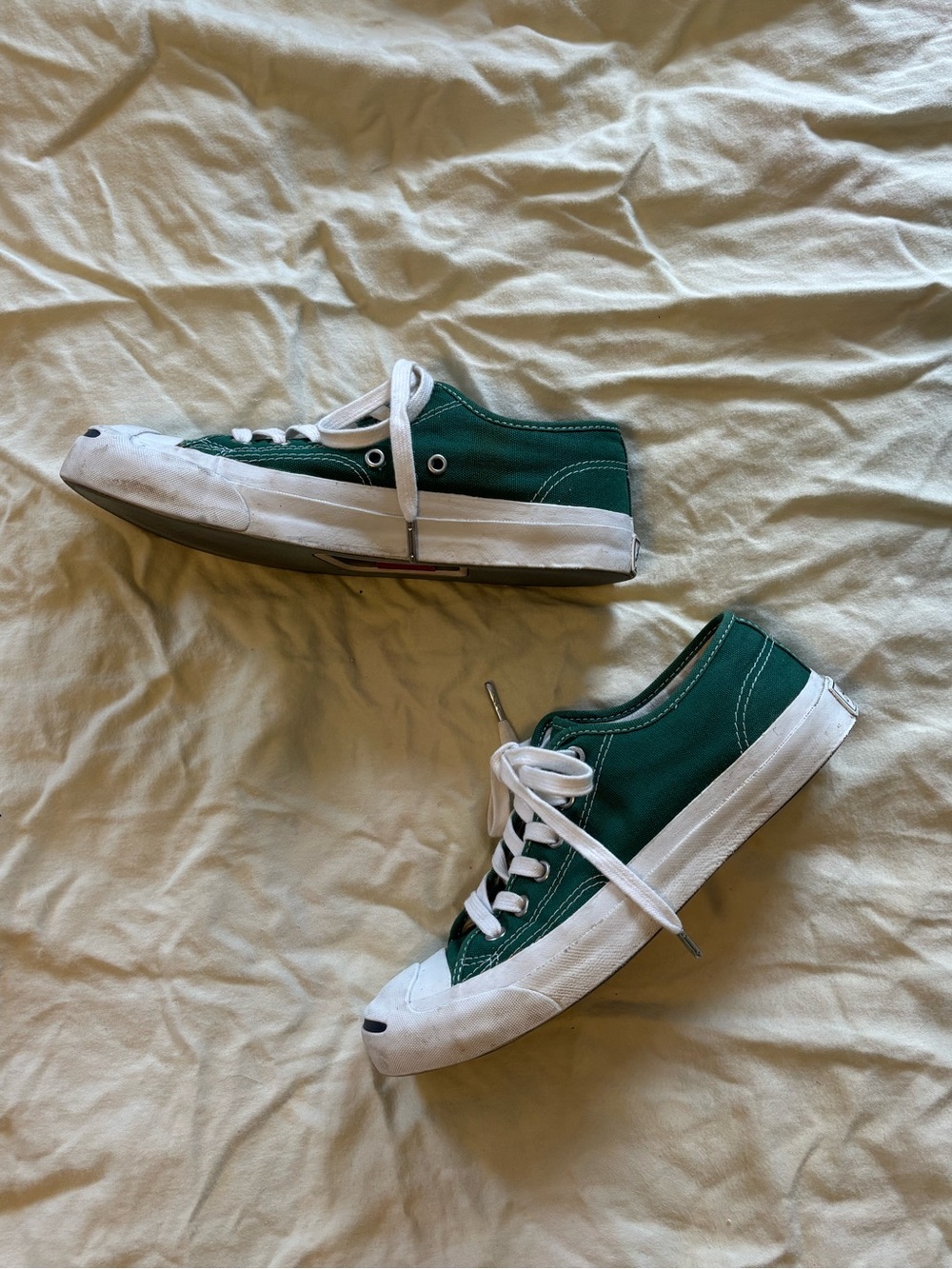 Converse Jack Purcell Green Sneakers, early 2000s